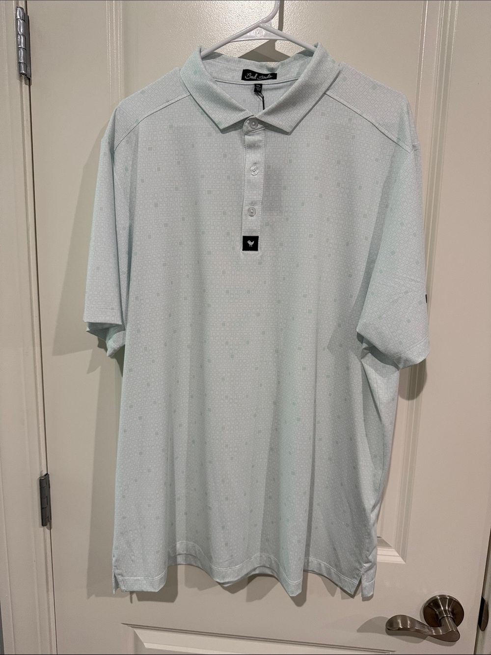 Bad Birdie Men's Mint Green Polo Shirt